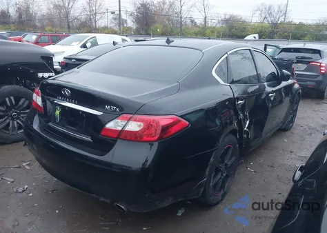 2012 Infiniti M37X z USA, uszkodzony, nr VIN JN1BY1ARXCM391940